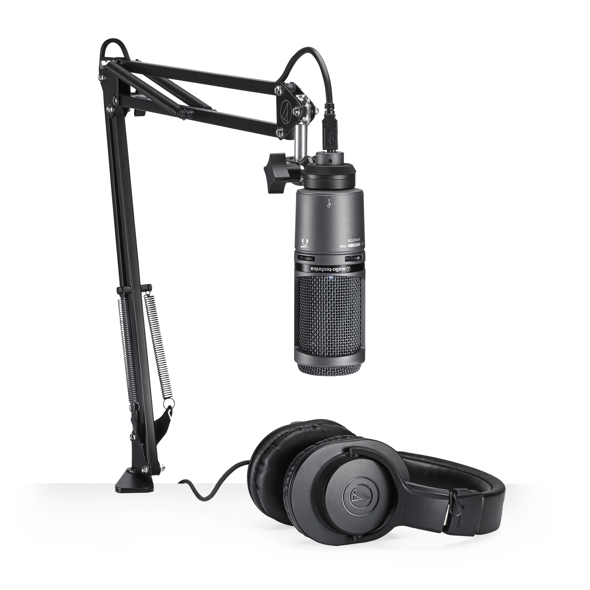 AUDIO-TECHNICA AT2020USB+PK Streaming/Podcasting Pack