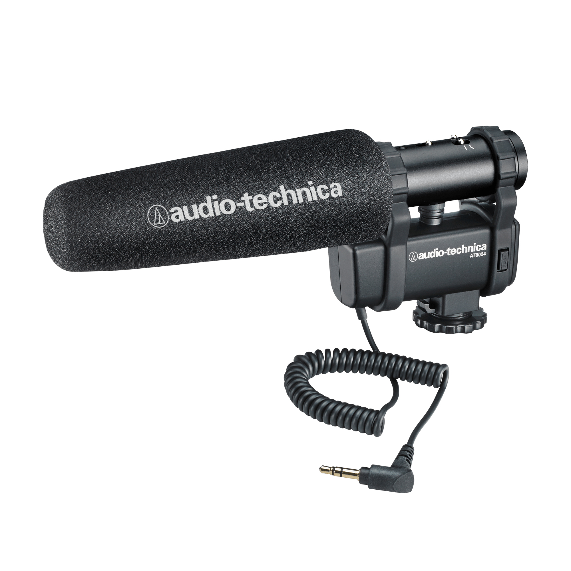 AUDIO-TECHNICA AT8024 Stereo/Mono Camera-Mount Microphone