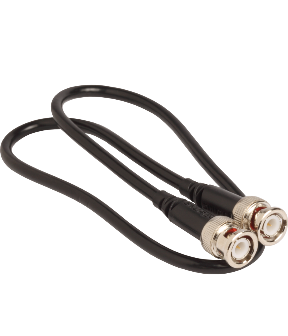 SHURE Coaxial cable offers BNC to BNC connection