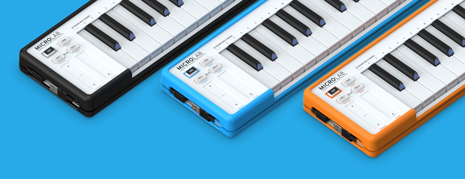 ARTURIA MICROLAB - Midi Keyboard control 25 notes