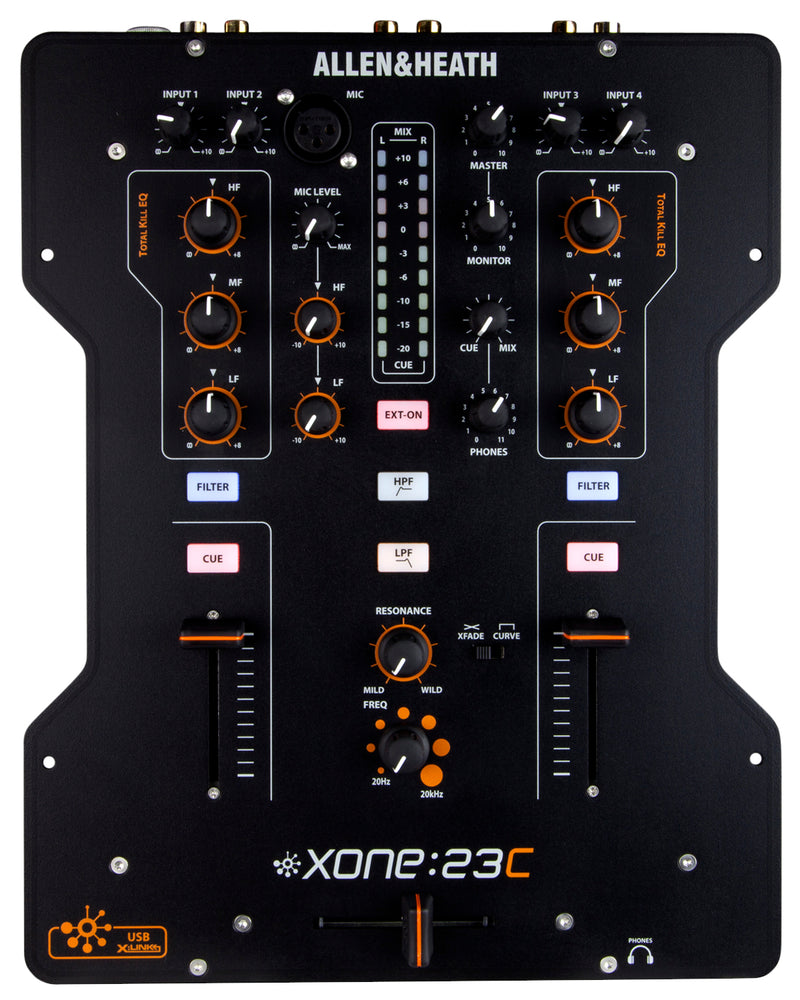 ALLEN & HEATH XONE 23C - 2 into 2 DJ Mixer with Internal Soundcard