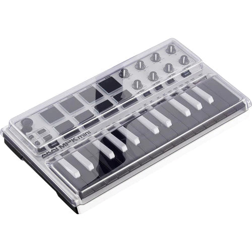 DECKSAVER DSLE-PC-MINIMK2 - DSLE-PC-MINIMK2 Cover for Akai MPK Mini MK2 Keyboard Controller (Smoked/Clear)