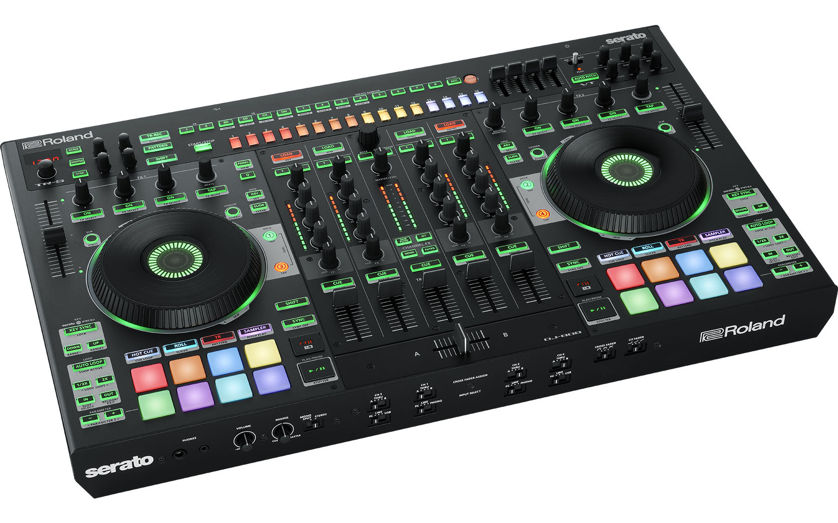 ROLAND DJ-808 SERATO DJ Controler with drum machine