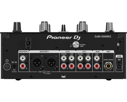 PIONEER DJ DJM-250MK2 - 2 channel DJ MIXER built-in sound card