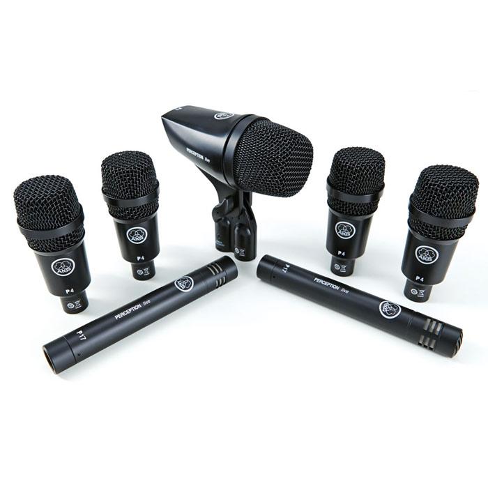 AKG DRUMSET-SESSION-I - AKG DRUM SET SESSION I High Performance Drum Microphone Set