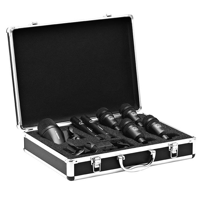 AKG DRUMSET-SESSION-I - AKG DRUM SET SESSION I High Performance Drum Microphone Set