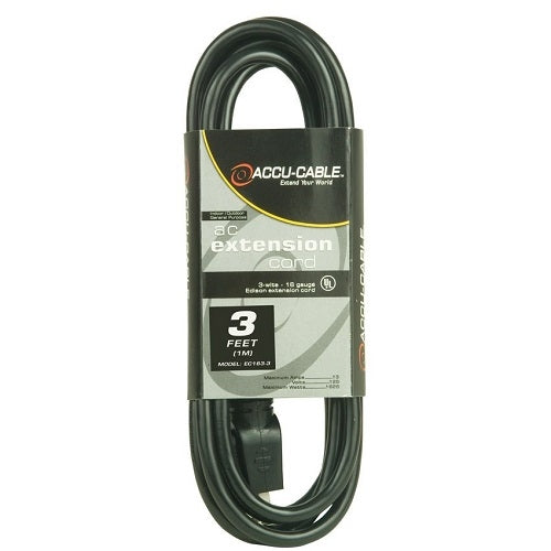 Accu-Cable EC163-3 AC Extension