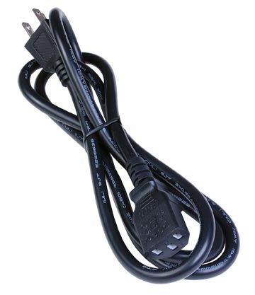 ACCU CABLE ECIEC-6 - 6-foot female IEC to Edison Power Cable
