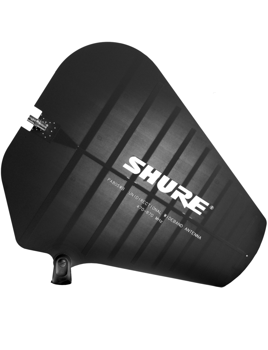 SHURE PA805SWB Directional antenna for use with PSM personal monitor systems.