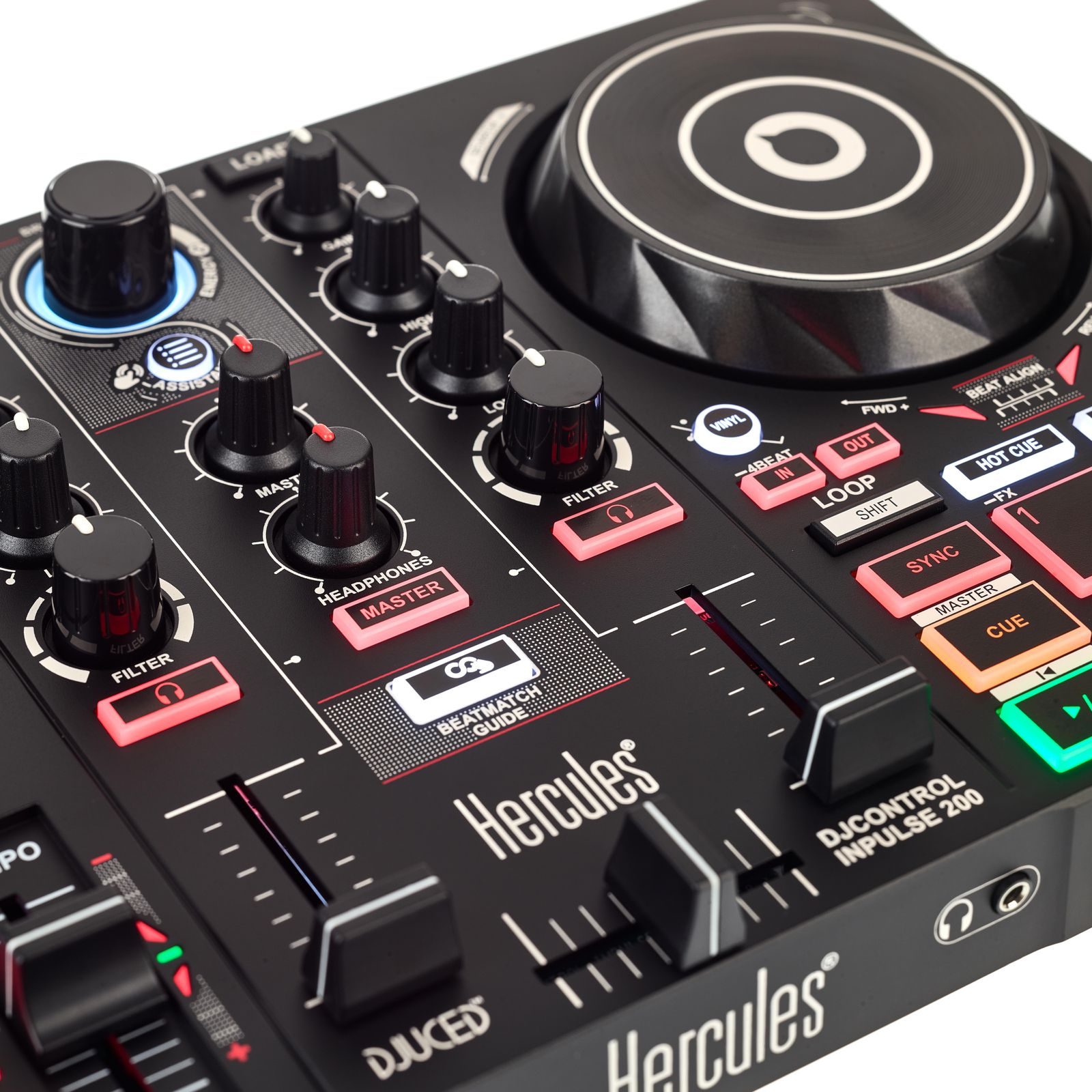 HERCULE DJ DJLEARNING-KIT MK2 - DJ Controller kit with DJUCED dj software