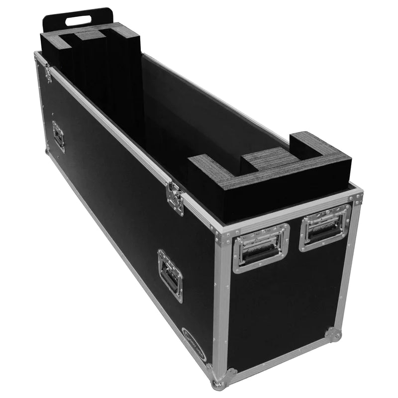 Odyssey FZ2FSM65W Road Case - Odyssey FZ2FSM65W - Dual 60-65″ Flat Screen Monitor Flight Case with Casters