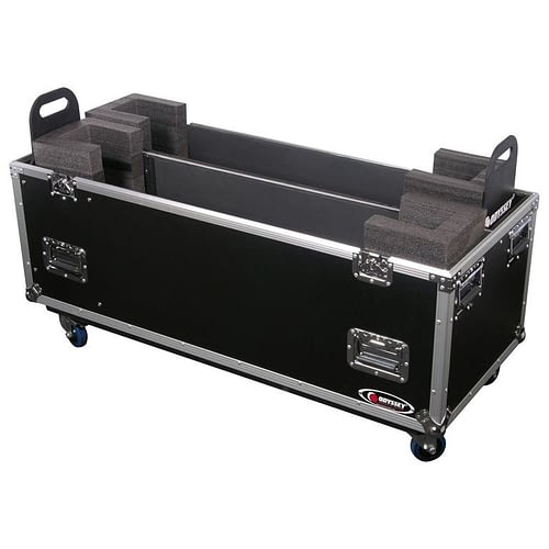 Odyssey FZ2PLASMA42W Road Case - Odyssey FZ2PLASMA42W - Dual 42″ Flat Screen Monitor Flight Case with Casters