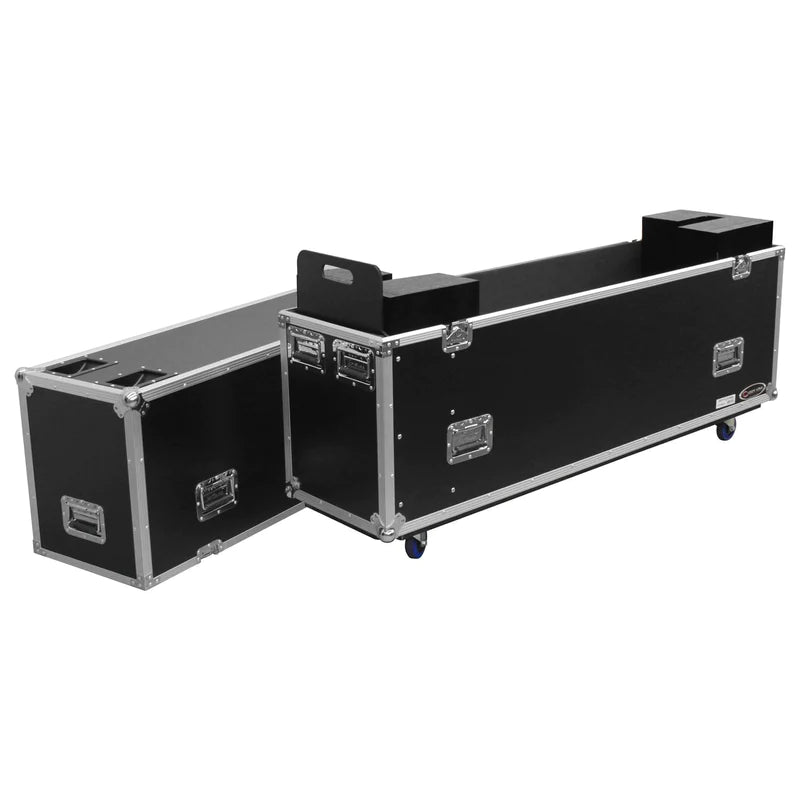 Odyssey FZFSM65W Road Case - Odyssey FZFSM65W - 60-65″ Flat Screen Monitor Flight Case with Casters