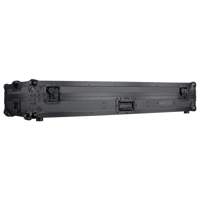 Odyssey FZGSLBM12WRBL Case DJ Gear - Odyssey FZGSLBM12WRBL - Black Low Profile 12″ Format DJ Mixer and Two Battle Position Turntables Flight Coffin Case with Wheels and Glide Platform