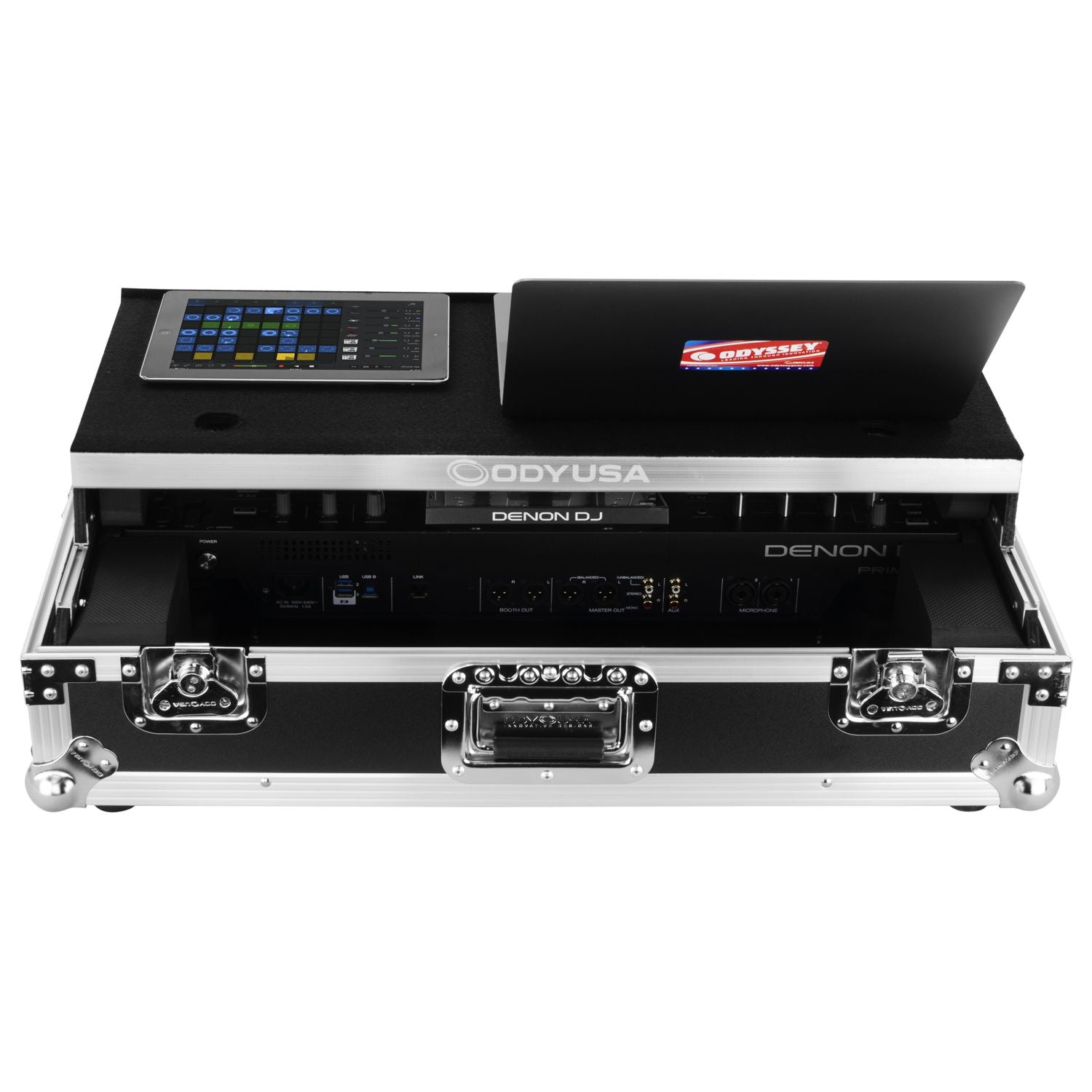 ODYSSEY GEAR - FZGSPRIME2 Denon Prime 2 Glide Style Flight Case