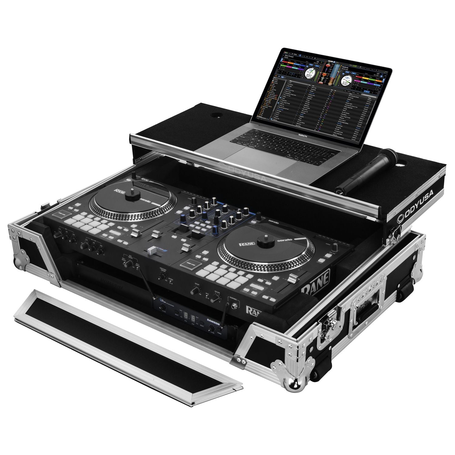 ODYSSEY GEAR FZGSRANEONEW1 - Road case w/ laptop shelf + 1U for Rane One