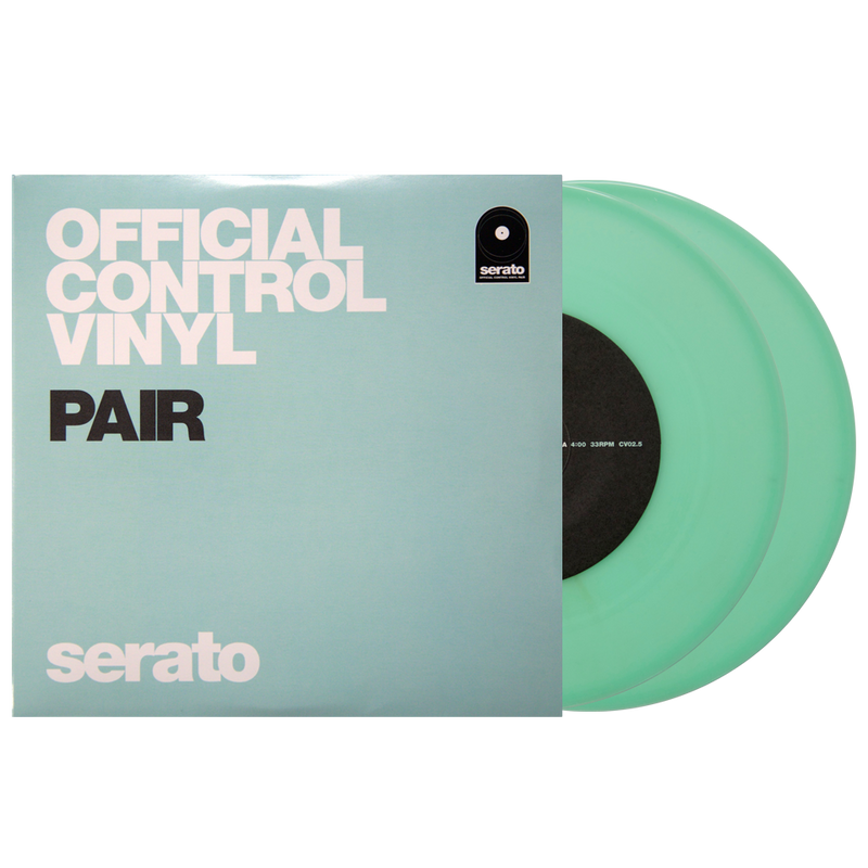 SERATO SCV-PS-GID-7 - 7'' Official Serato Control Vinyl - Glow in the Dark (pair)
