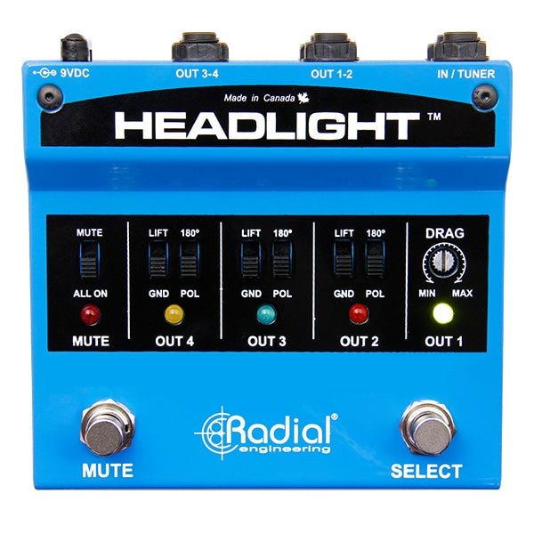 Radial Headlight - Radial Engineering HEADLIGHT Guitar Amp Selector