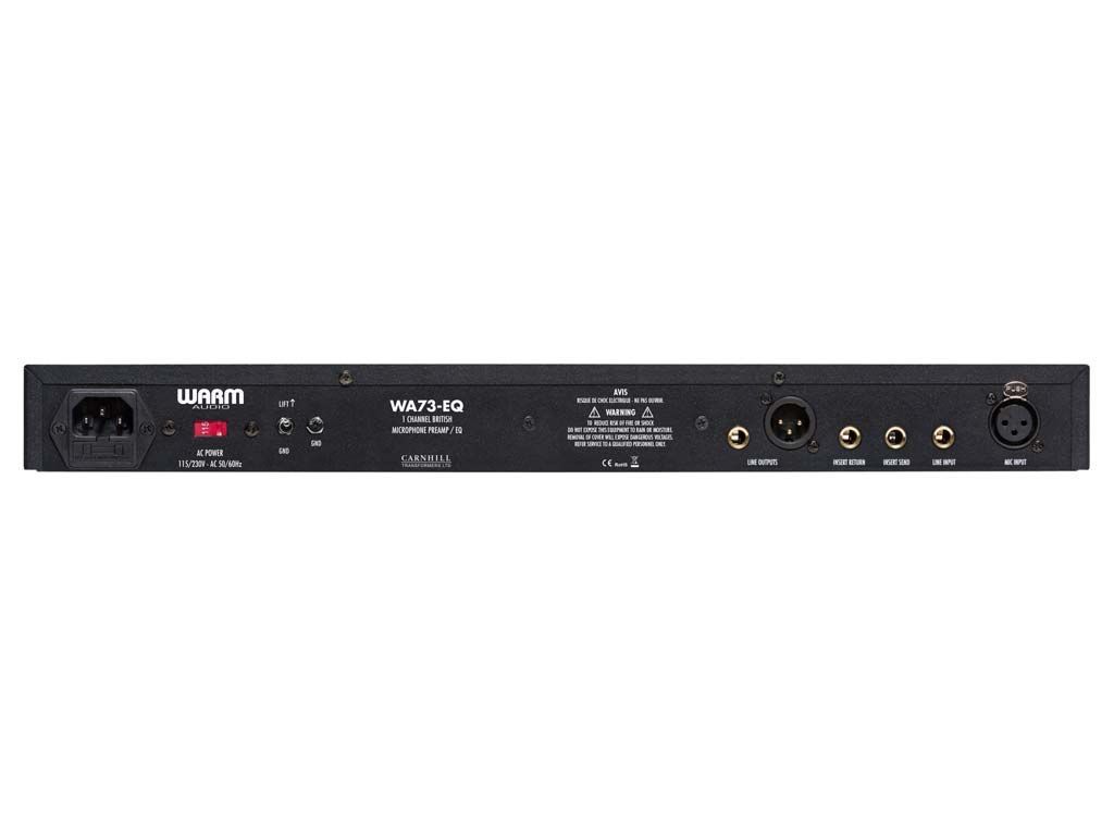 WARM WA-73EQ - British style Single channel mic preamp.