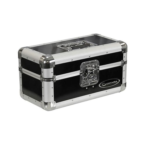 Odyssey K45120BLK Case Equipment - Odyssey K45120BLK - KROM Series Black Record / Utility Case for 120 7″ Vinyl Records