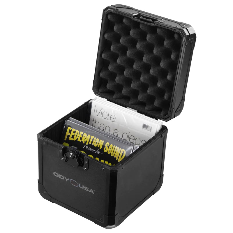 Odyssey K7060BL Case Equipment - Odyssey K7060BL - 7″ Vinyl / Utility Black Krom™ Case Holds 60 Records