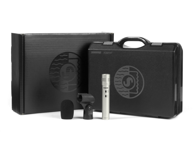Shure KSM137/SL - Cardioid Condenser Microphone with Windscreen & Case