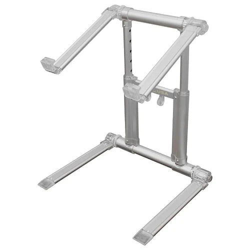 Odyssey LSTAND360MACSIL Stand DJ Equipment - Odyssey LSTAND360MACSIL - L Stand Ultra 360 Laptop/Tablet Quick Setup Folding Stand Mac Silver