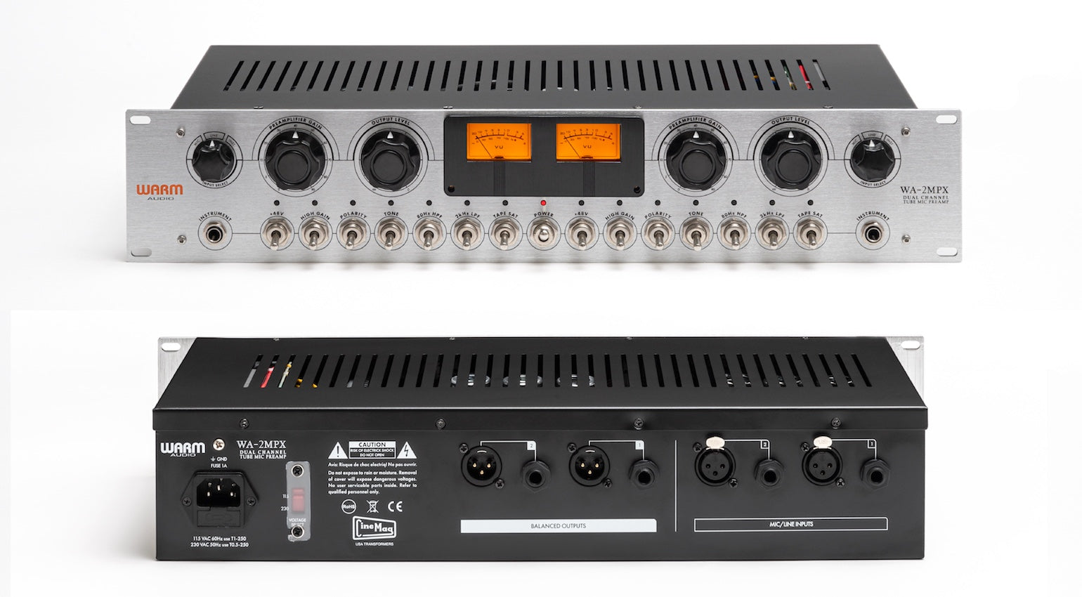 WARM WA-2MPX - Stéréo Microphone Preamps & Channel Strips