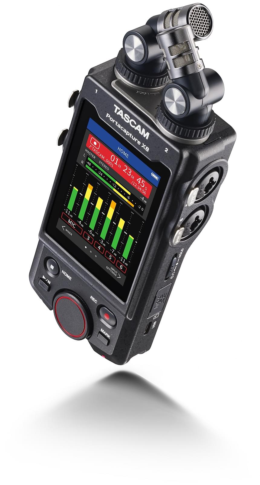 TASCAM Portacapture-X8 - New generation high-res Multi-track Handheld Recorder