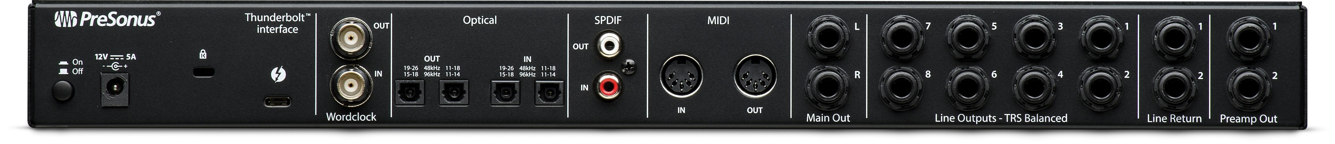 PRESONUS Quantum2626 - 26x26 Thunderbolt 3 Audio Interface.