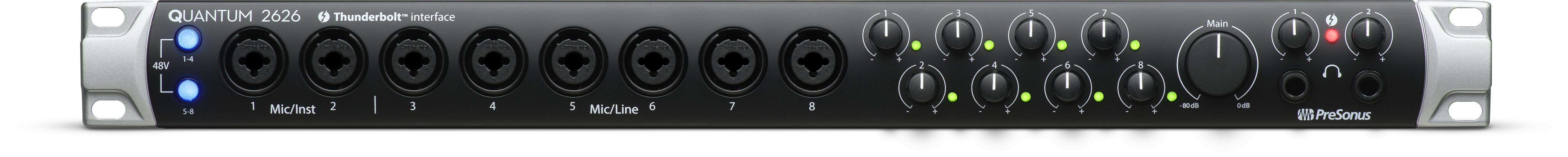 PRESONUS Quantum2626 - 26x26 Thunderbolt 3 Audio Interface.