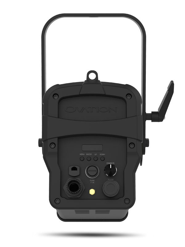 CHAUVET PRO OVATION-F55FC - ideal for short throw applications in television studios and theatres - Chauvet Professional OVATION F-55FC Full Color RGBAL LED (3-inch) Inkie Fresnel
