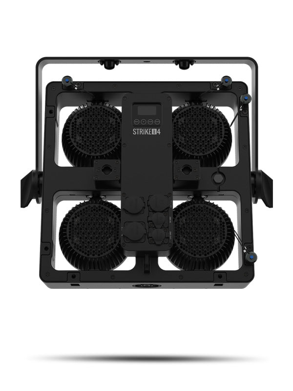 CHAUVET PRO STRIKE-ARRAY4 - outdoor-ready audience blinder with four high-power warm white LEDs housed in independently focusable pods.