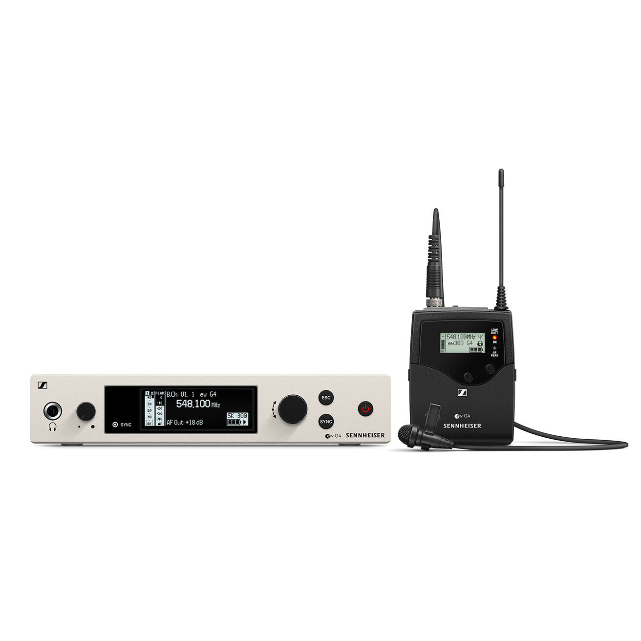 SENNHEISER EW 300 G4-ME2-RC-GW1 Wireless lavalier kit - EW 300 G4-ME2-RC-GW1 (558 - 608 MHz)
