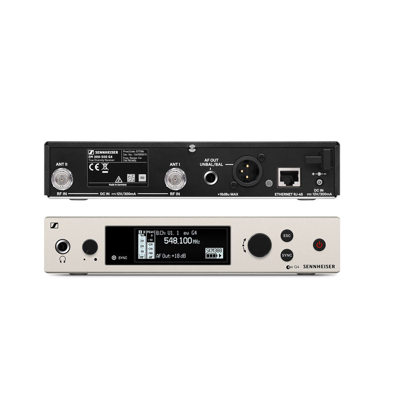 SENNHEISER EW 300 G4-ME2-RC-AW+ Wireless lavalier kit - EW 300 G4-ME2-RC-AW+ (470 - 558 MHz)