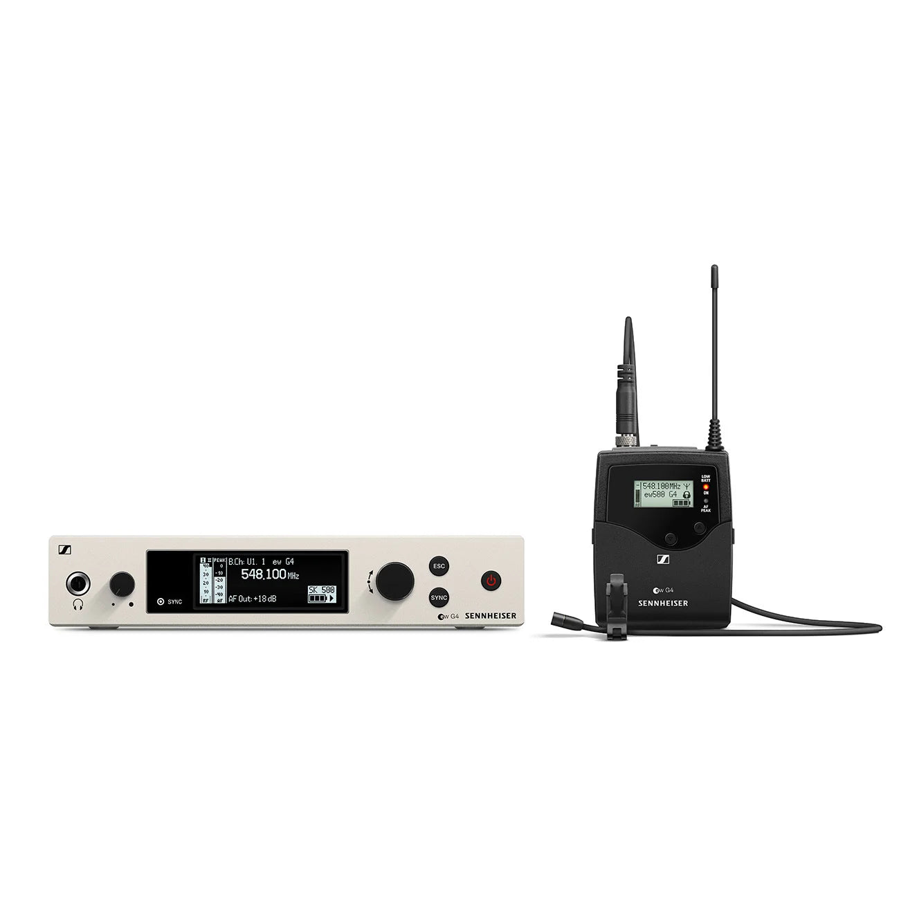 SENNHEISER EW 512P G4-AW+ Wireless lavalier kit - NAMM TEC Awards 2019 award logo EW 500 G4-MKE2-AW+ (470 - 558 MHz)