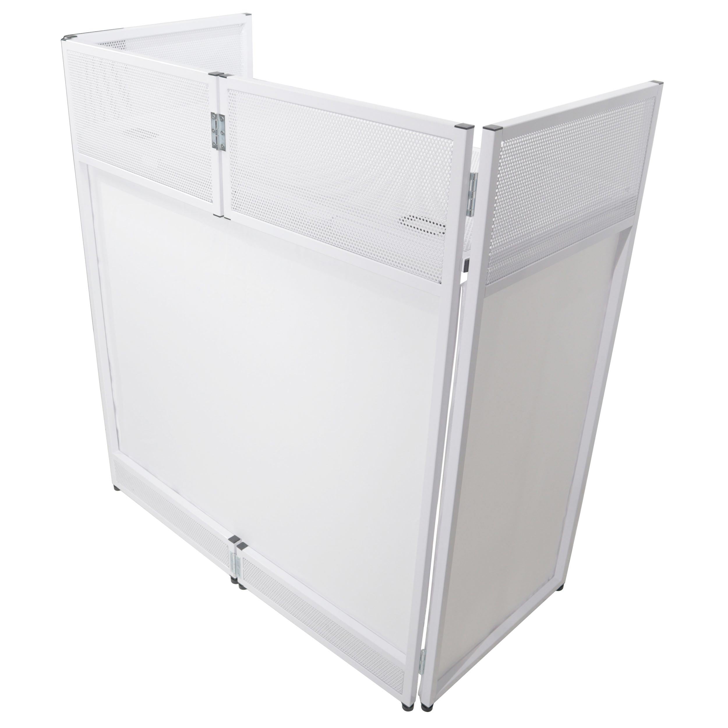 PROX-XF-VISTA WH MK2 - Facade Table Station 3x White & 3x Black Scrims and Padded Carry Bag
