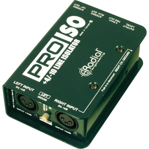 Radial Pro-Iso - Radial Engineering PRO-ISO 4-10 DB Stereo Line Isolator