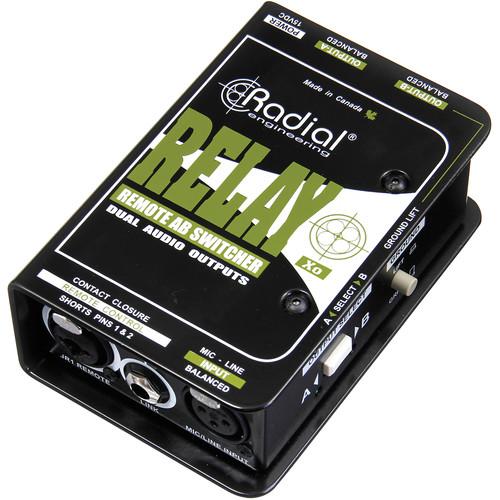 Radial Relay XO - Radial Engineering RELAY XO Balanced Remote AB Switcher