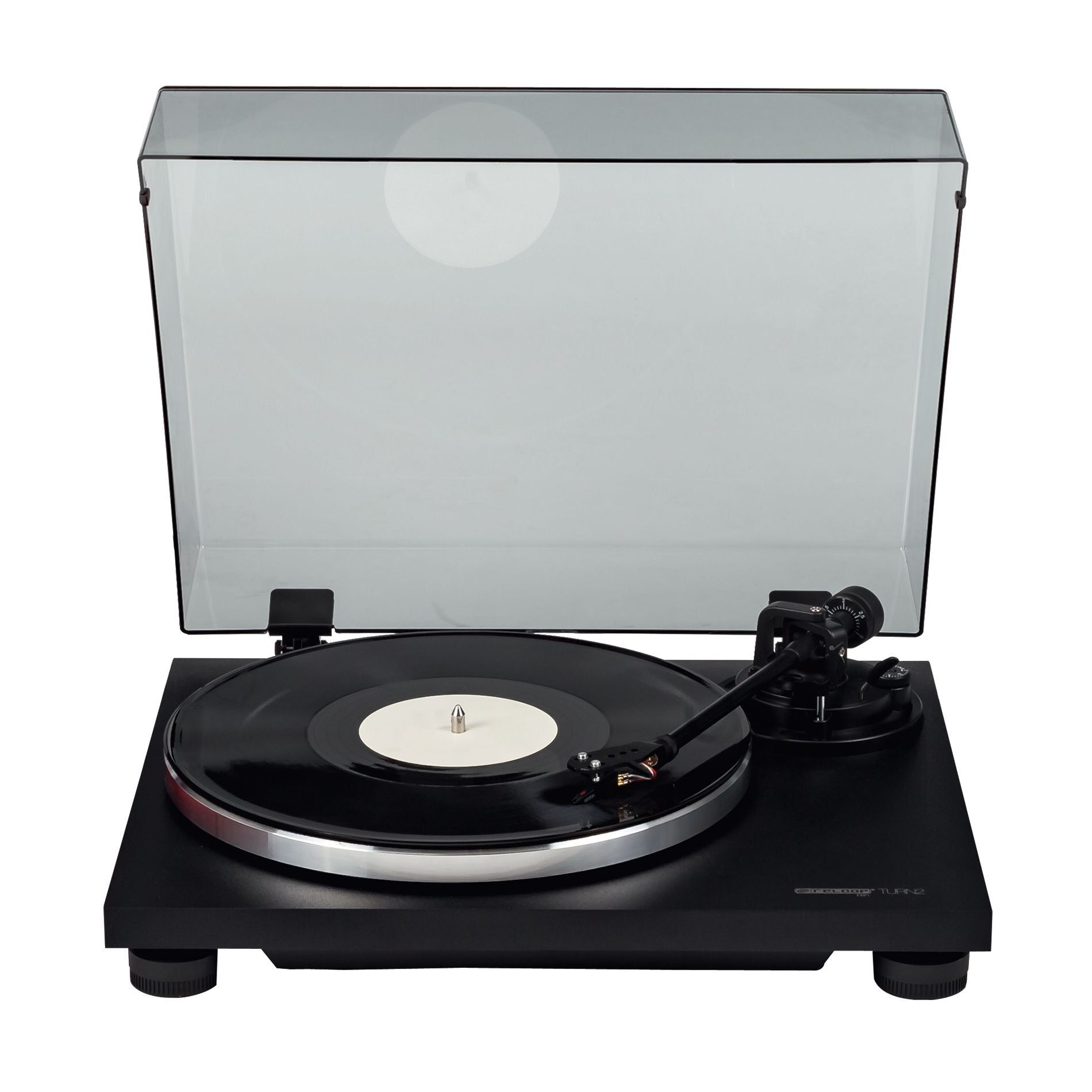 RELOOP TURN-2-BLK - Belt Driven Turntable in Black