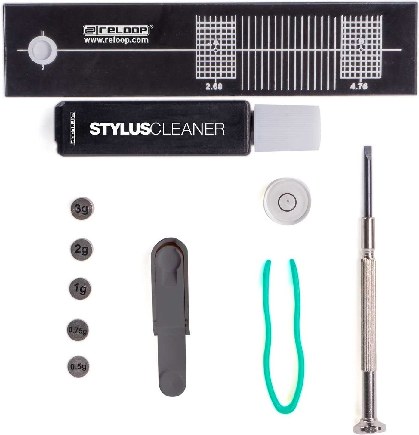 RELOOP TURNTABLE CARTRIDGE MOUNT & GAUGE SET