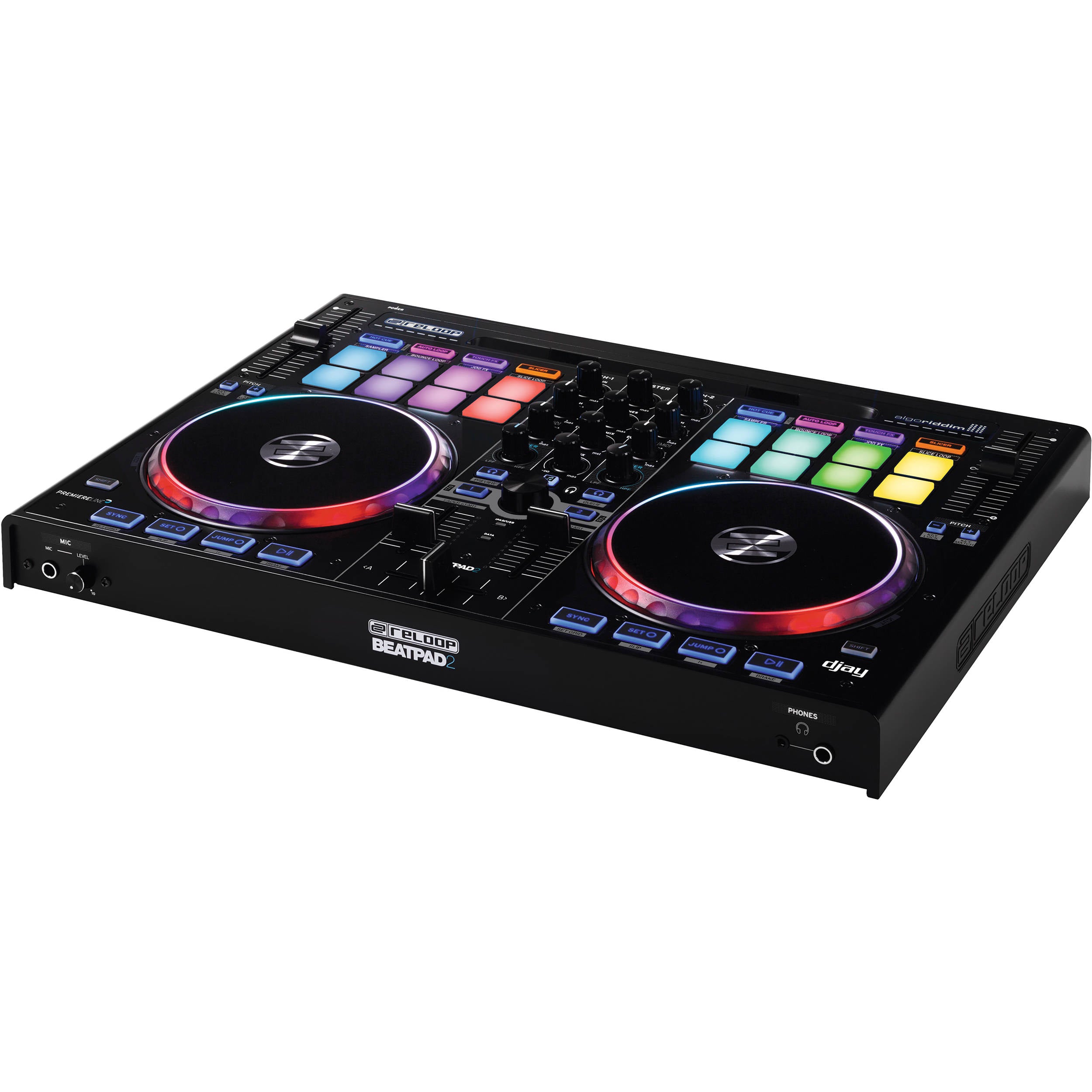 RELOOP Beatpad-2 - Professional DJ controller for iPad, Mac/PC and Android platform