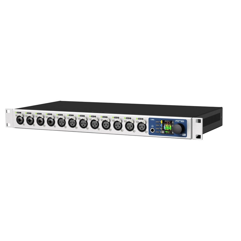 RME 12 Mic -12-Channel, digitally controlled High-End Mic Preamp with integrated MADI and AVB, 19" 1RU