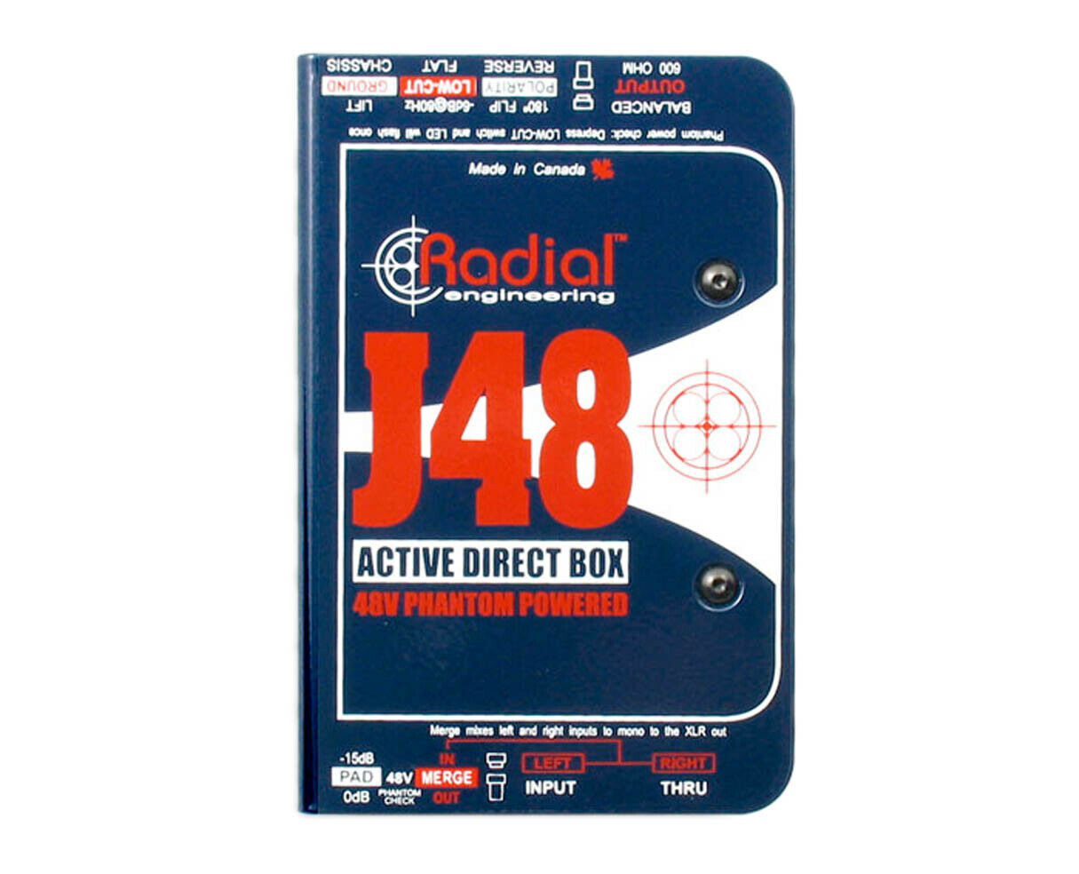 RADIAL J48 - Phantom Powered Active Direct Box