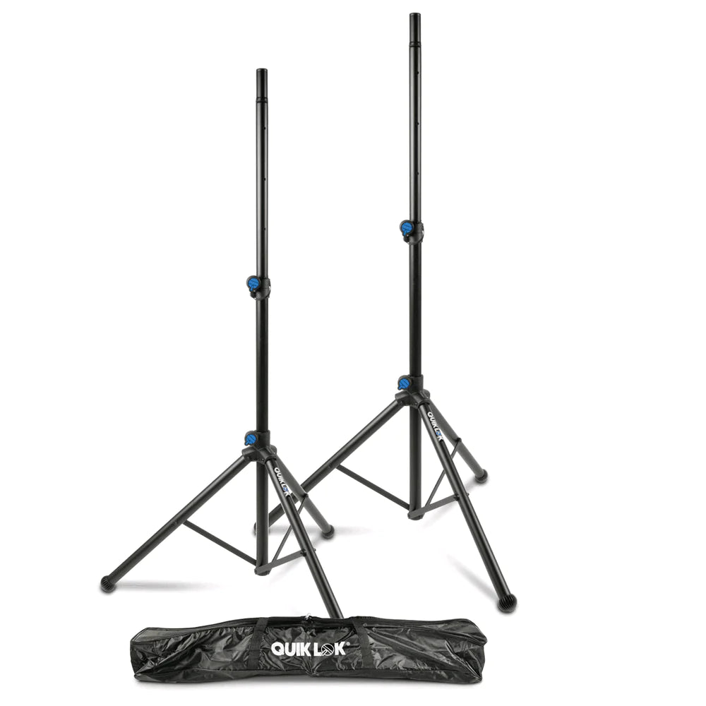 QUIKLOK S171PACKPAIR Pair of aluminum speaker stands with dual nylon tote bag - Quiklok S171 PACK Professional Speaker Stands w/Carry Bag - Pair