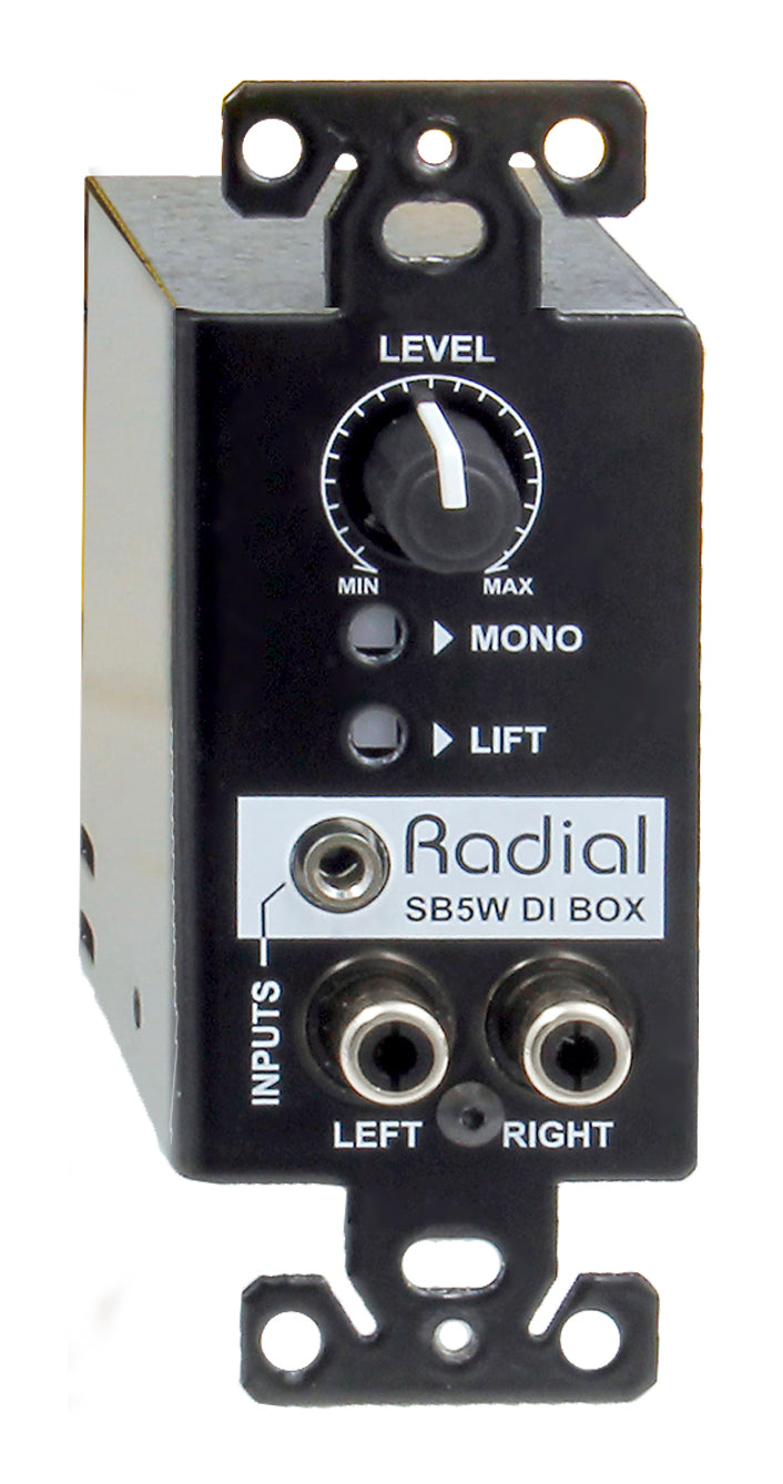 RADIAL STAGEBUG SB-5W - Passive Wall-mountable Stereo Direct Box