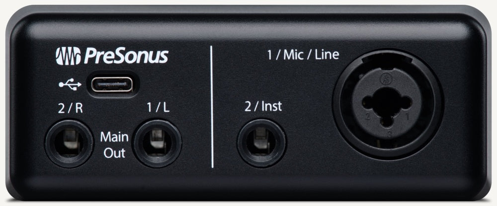 PRESONUS AUDIOBOX-GO - Ultra-compact, portable 2x2 USB audio interface
