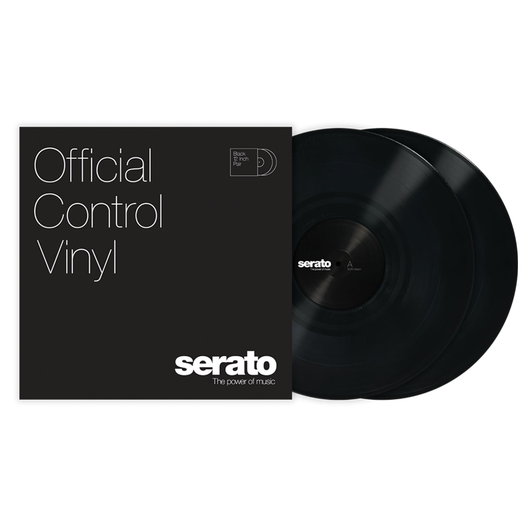 SERATO SCV-PS-BLK-OJ - VINYL 12" BLACK (PAIR)
