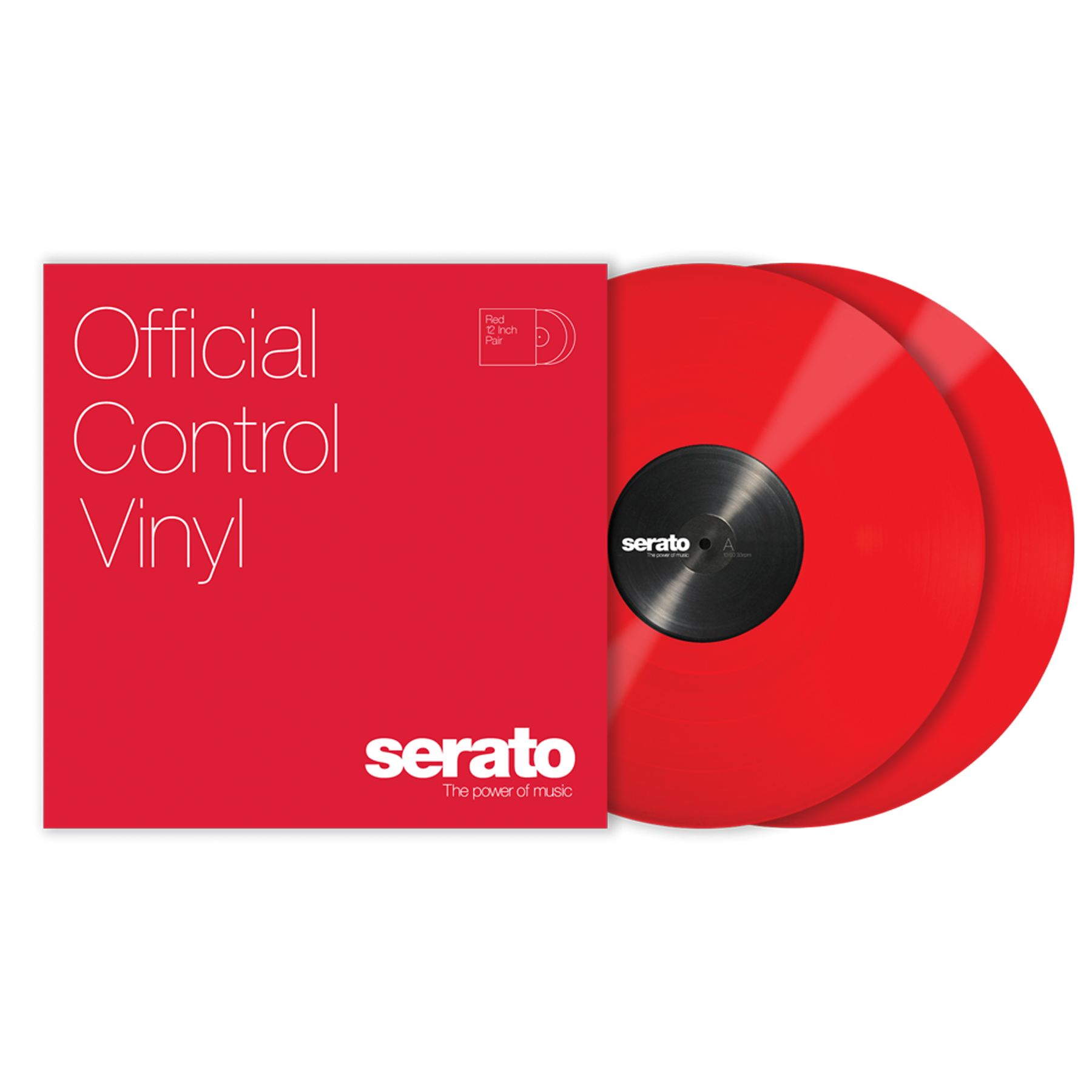 SERATO SCV-PS-RED-OV VINYL 12" RED (PAIR)