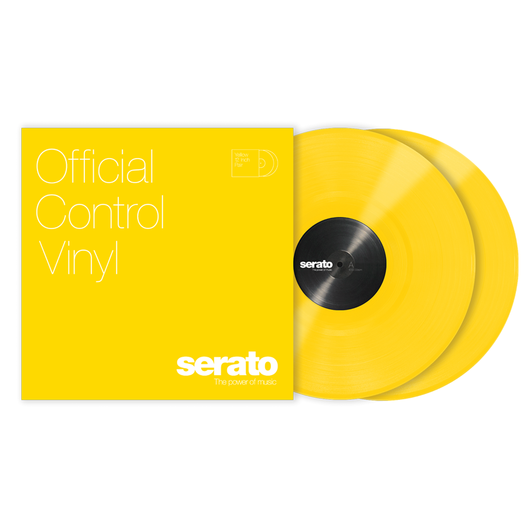 SERATO SCV-PS-YEL-OV VINYL 12" YELLOW (PAIR)